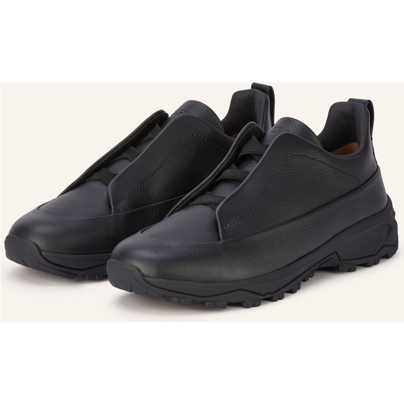 Zegna Slip-On-Sneaker schwarz