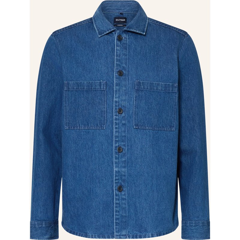 Olymp Jeans-Overshirt blau