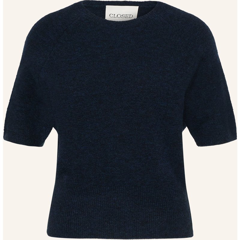 Closed Strickshirt Mit Alpaka blau