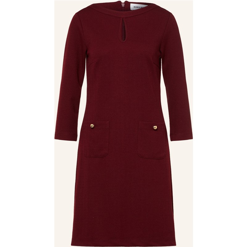 More & More Kleid Mit Cut-Out Und 3/4-Arm rot