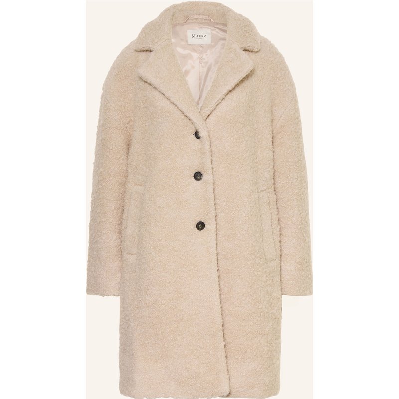 Maerz Muenchen Teddyfell-Mantel beige