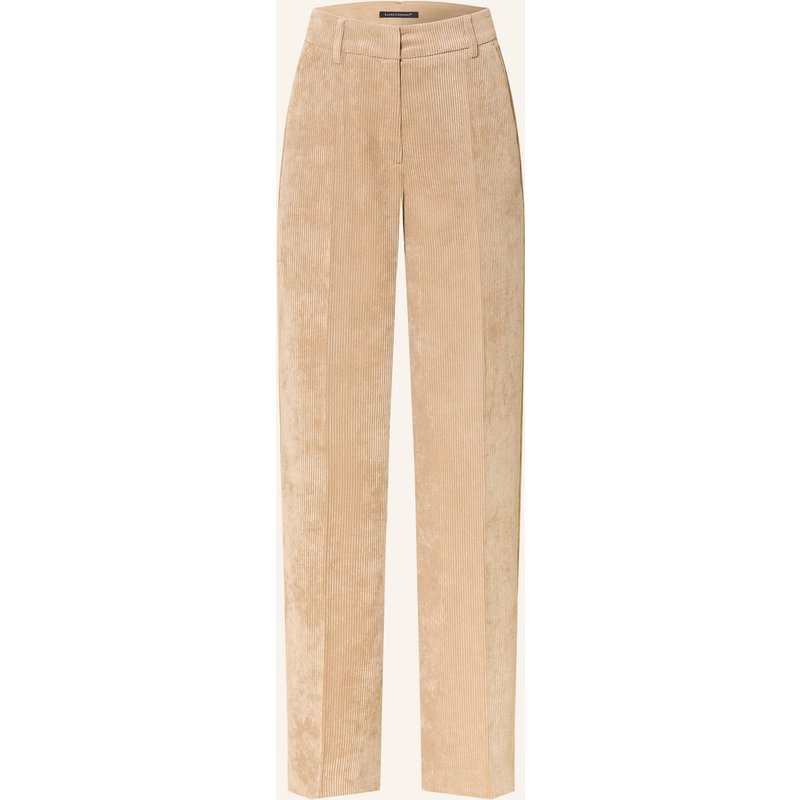 Luisa Cerano Marlenehose Aus Cord braun