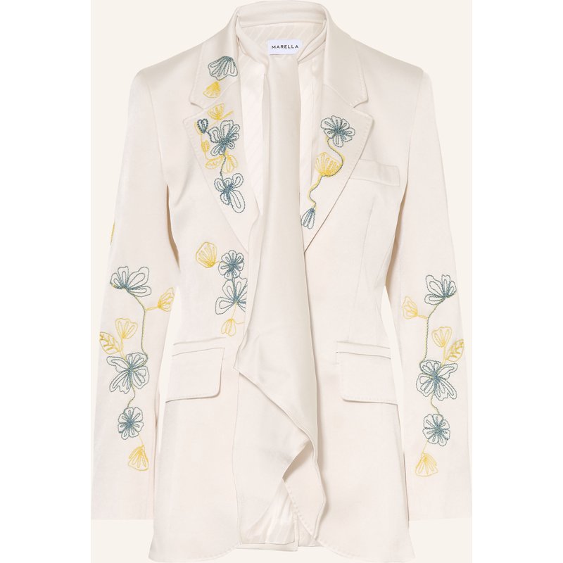Marella Blazer Mlltema Mit Abnehmbarem Schal weiss