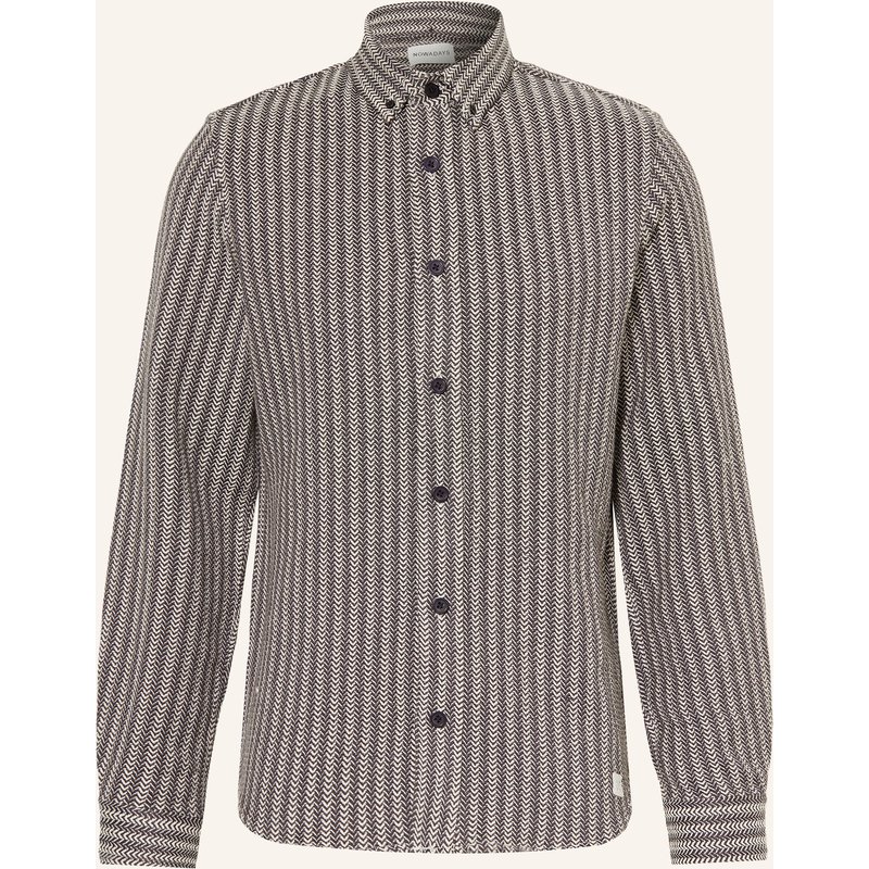 Nowadays Hemd Comfort Fit braun