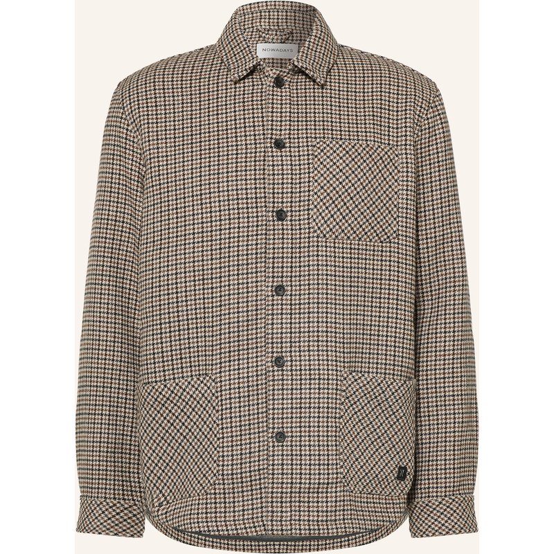 Nowadays Overshirt braun