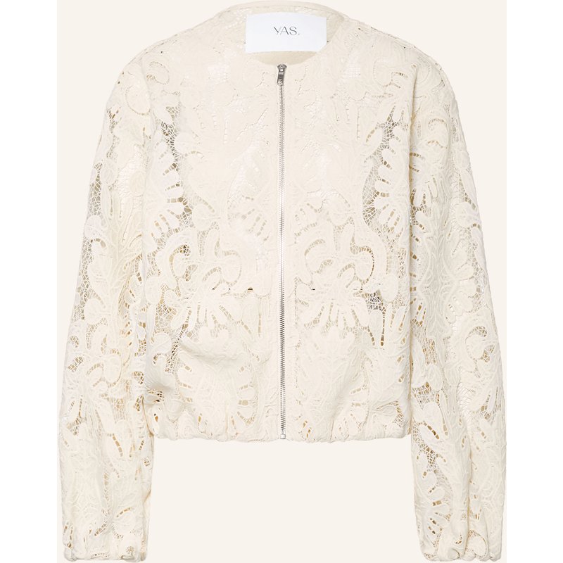 Y.A.S. Spitzenblouson beige