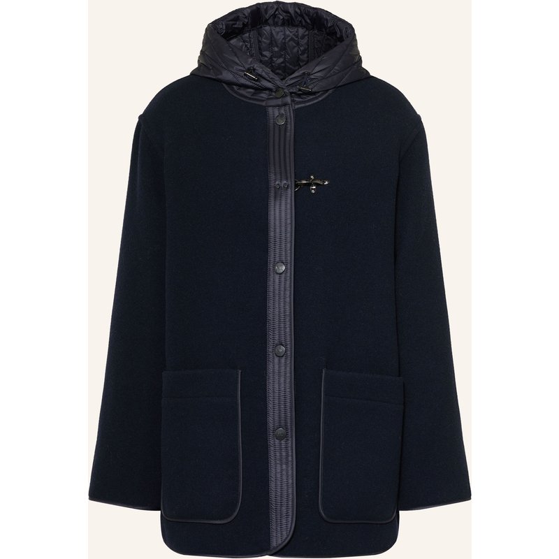 Fay Jacke Im Materialmix blau