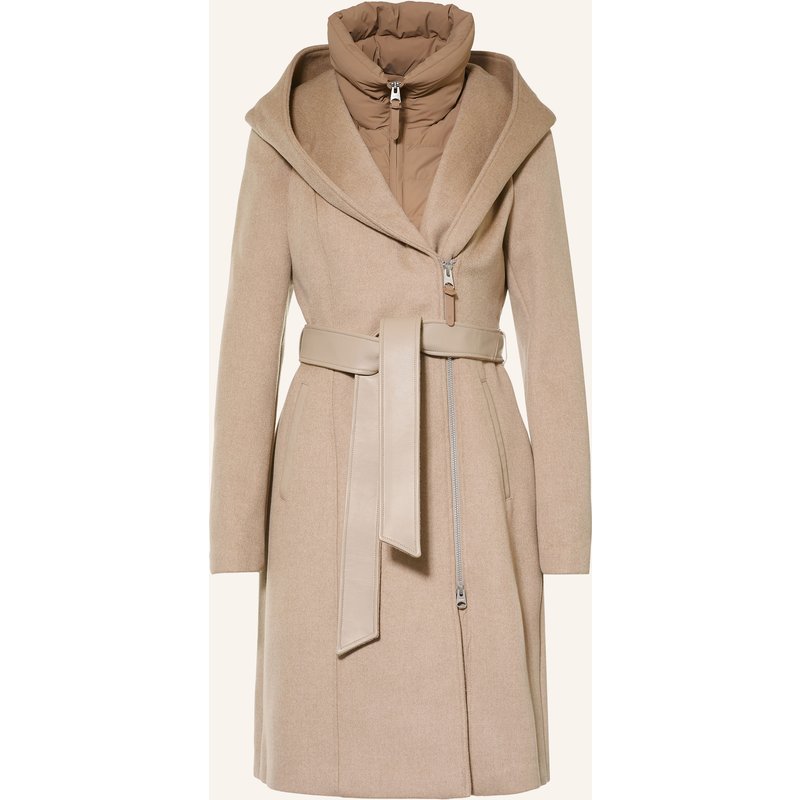 Mackage Wollmantel Shia-Slbz Mit Herausnehmbarer Blende beige