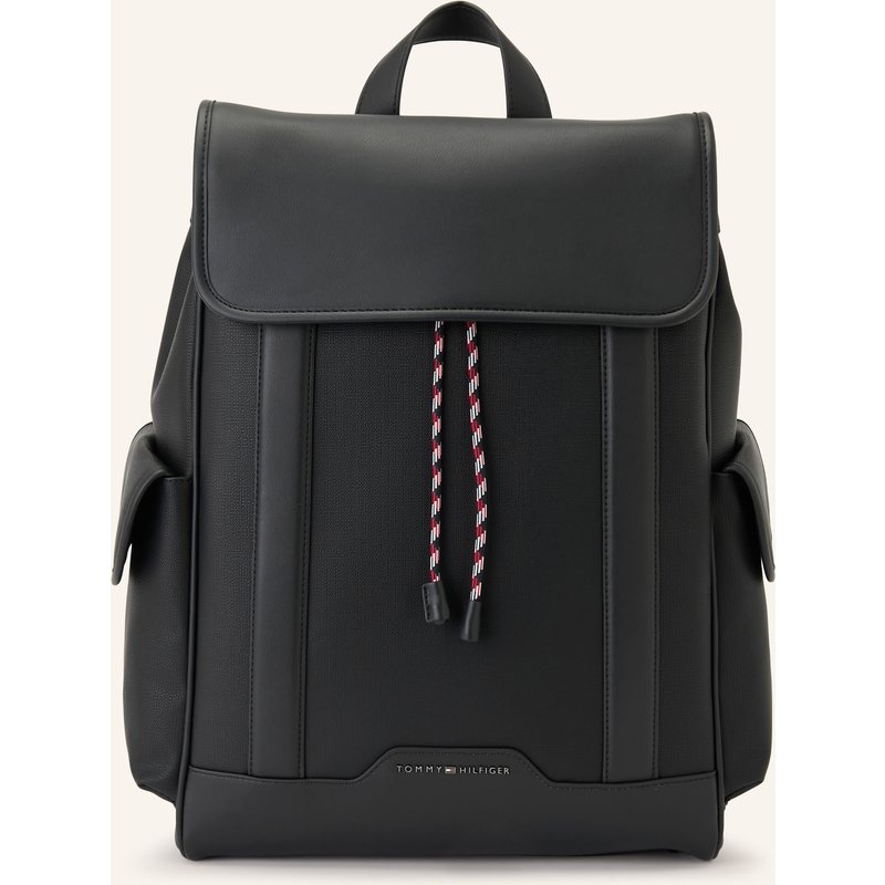 Tommy Hilfiger Rucksack 19,85 L Mit Laptop-Fach schwarz