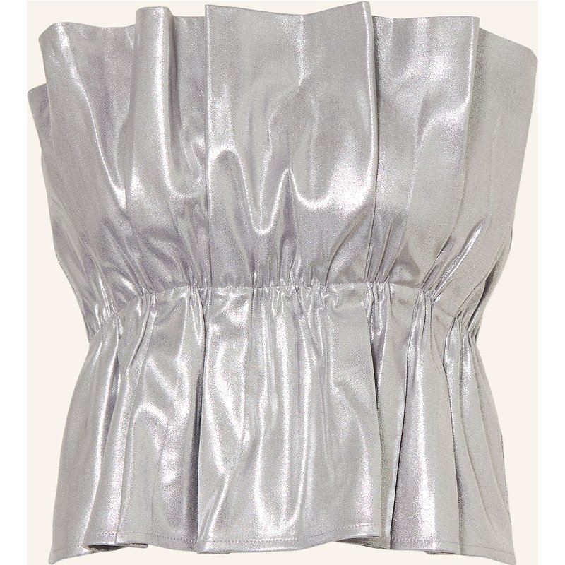 Sosue Cropped-Top silber