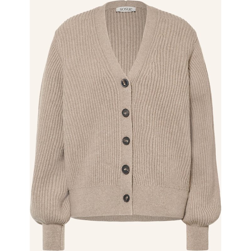 Sosue Strickjacke Antonia beige