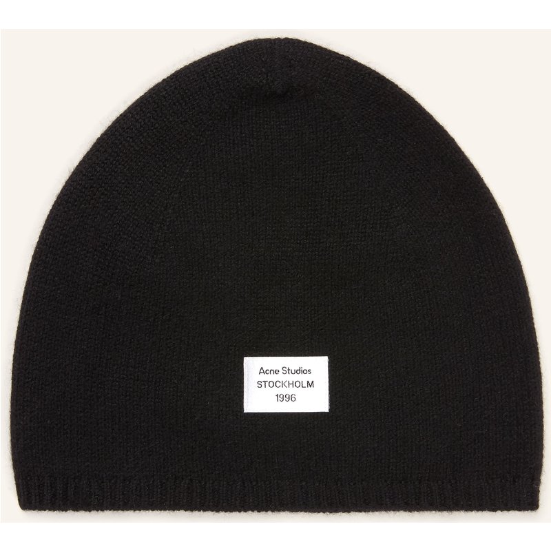 Acne Studios Cashmere-Mütze schwarz