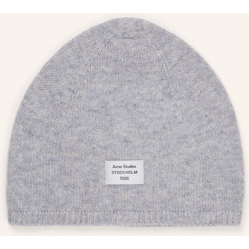 Acne Studios Cashmere-Mütze grau