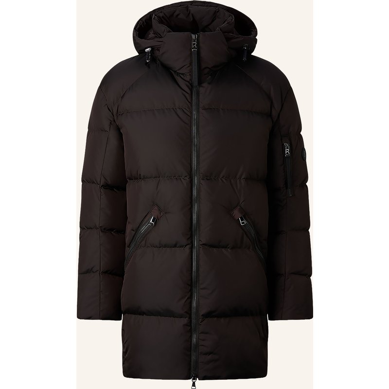 Bogner Daunenjacke Jones-d3 Mit Abnehmbarer Kapuze braun