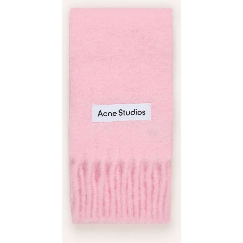 Acne Studios Schal Mit Alpaka pink