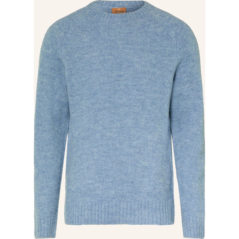 Mos Mosh Gallery Pullover Mmgcarlos Mit Alpaka blau