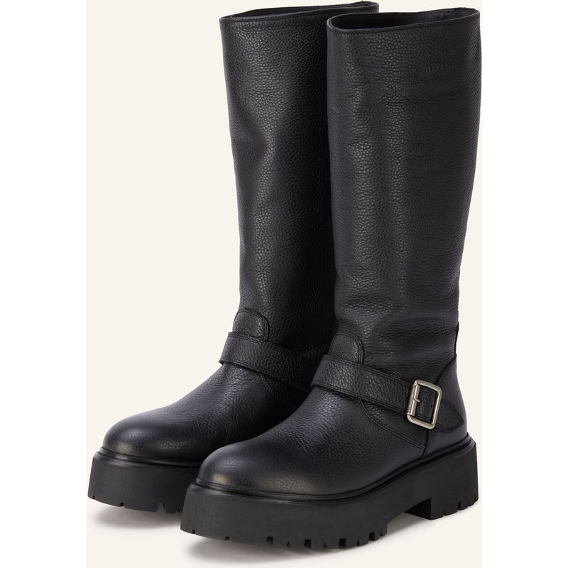 Copenhagen Studios Plateau-Stiefel schwarz