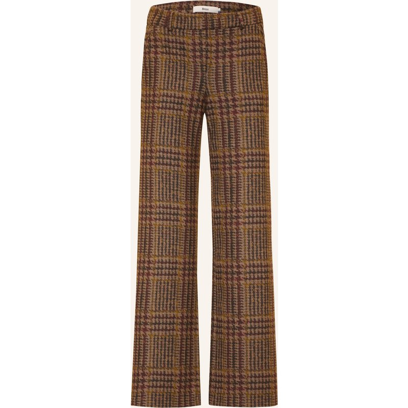 Brax Marlenehose Maine Aus Jersey braun