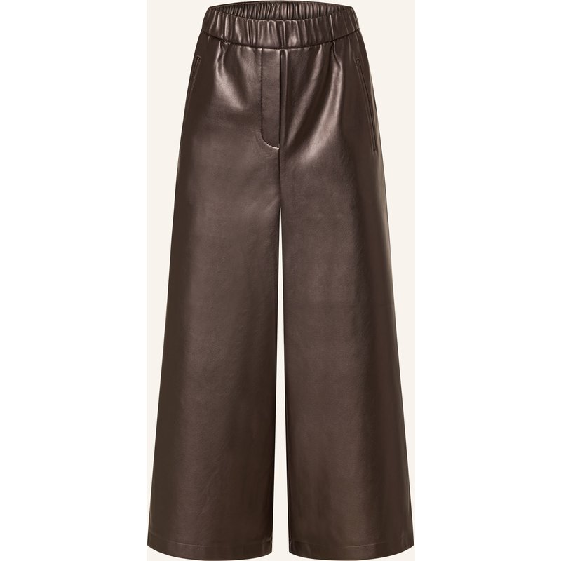 Marc Aurel Culotte In Lederoptik braun