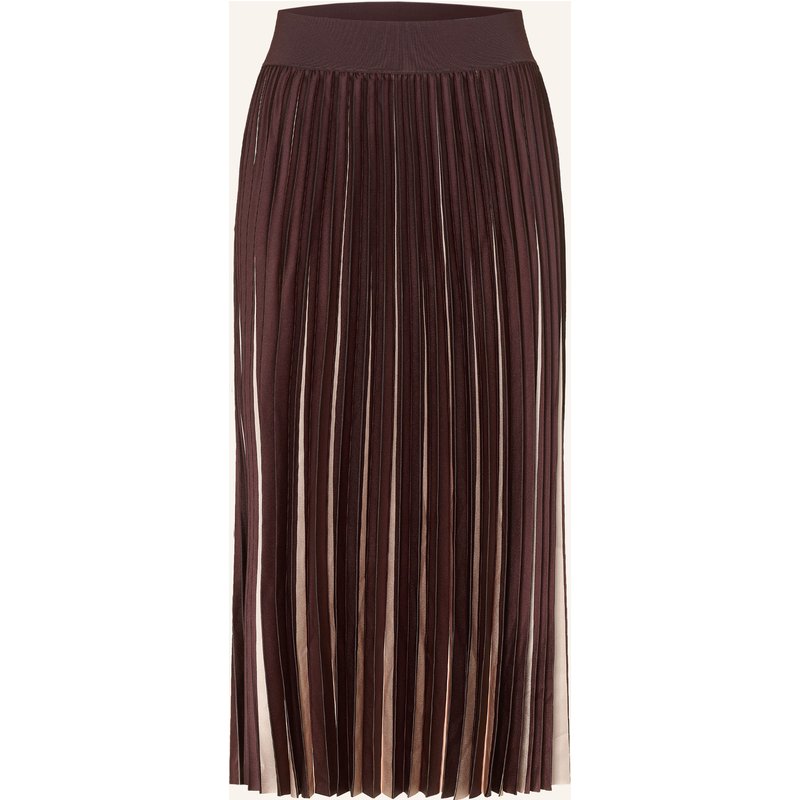 Reiss Plisseerock Serena braun