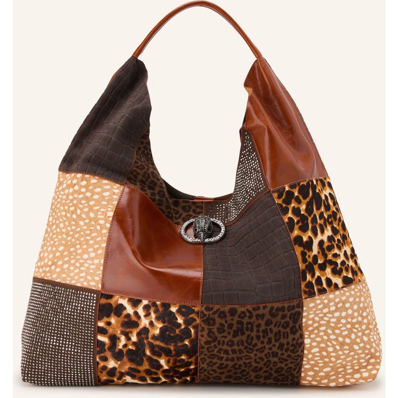 Kurt Geiger Beuteltasche Large Mit Schmucksteinen braun