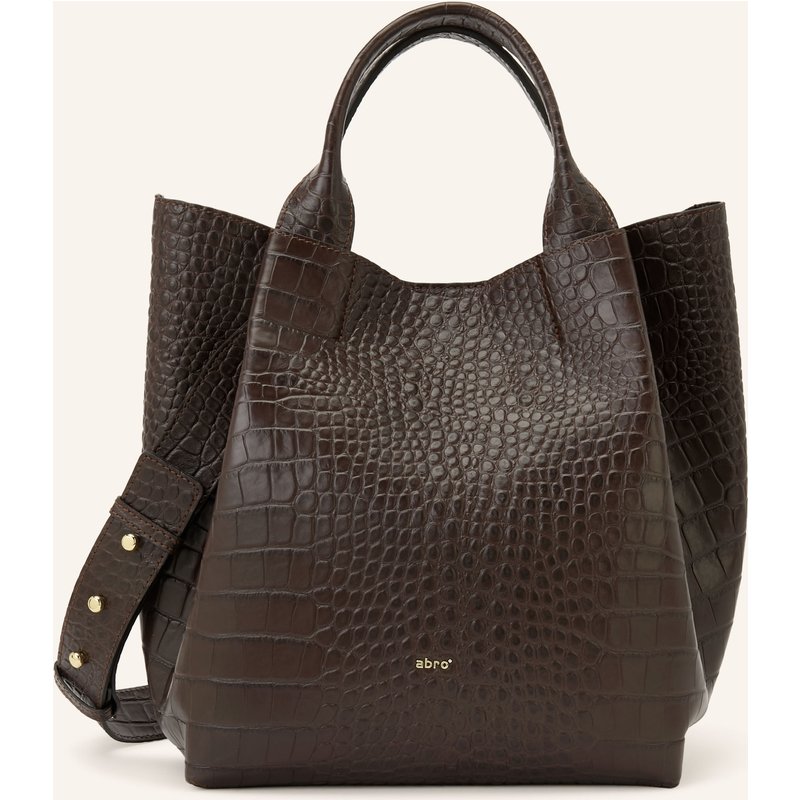 Abro Shopper Essential Medium Mit Pouch braun