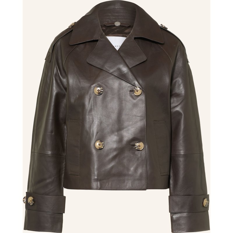 Rino & Pelle Lederjacke braun