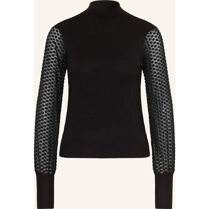 Rino & Pelle Pullover Kalinka Im Materialmix schwarz
