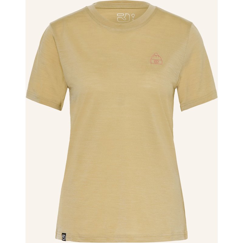 Ortovox Funktionsshirt 150 Cool Beanie Ts Mit Merinowolle beige