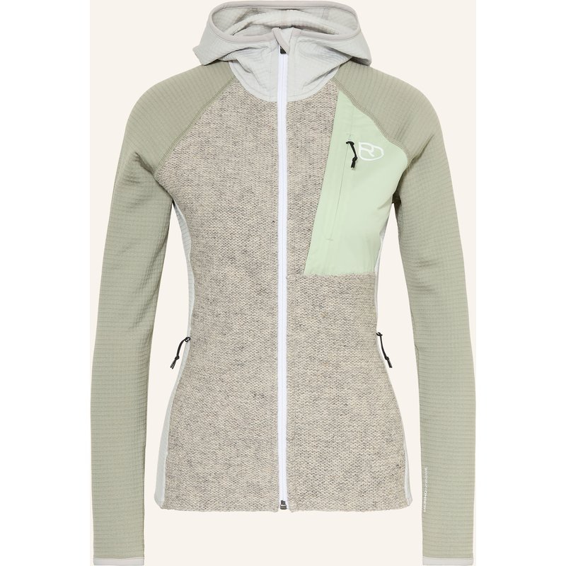 Ortovox Fleecejacke Fleece Gp Classic Knit Mit Merinowolle grau