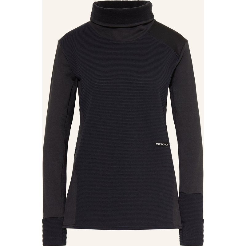 Ortovox Fleecepullover Fleece Cord Mit Merinowolle schwarz