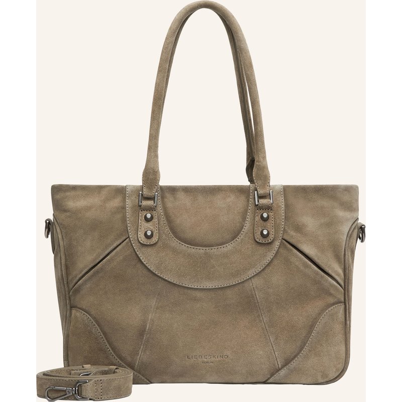Liebeskind Schultertasche Archive Esther Medium Mit Nieten grau