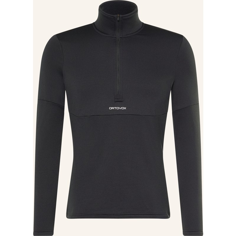 Ortovox Midlayer Light Zip Neck schwarz