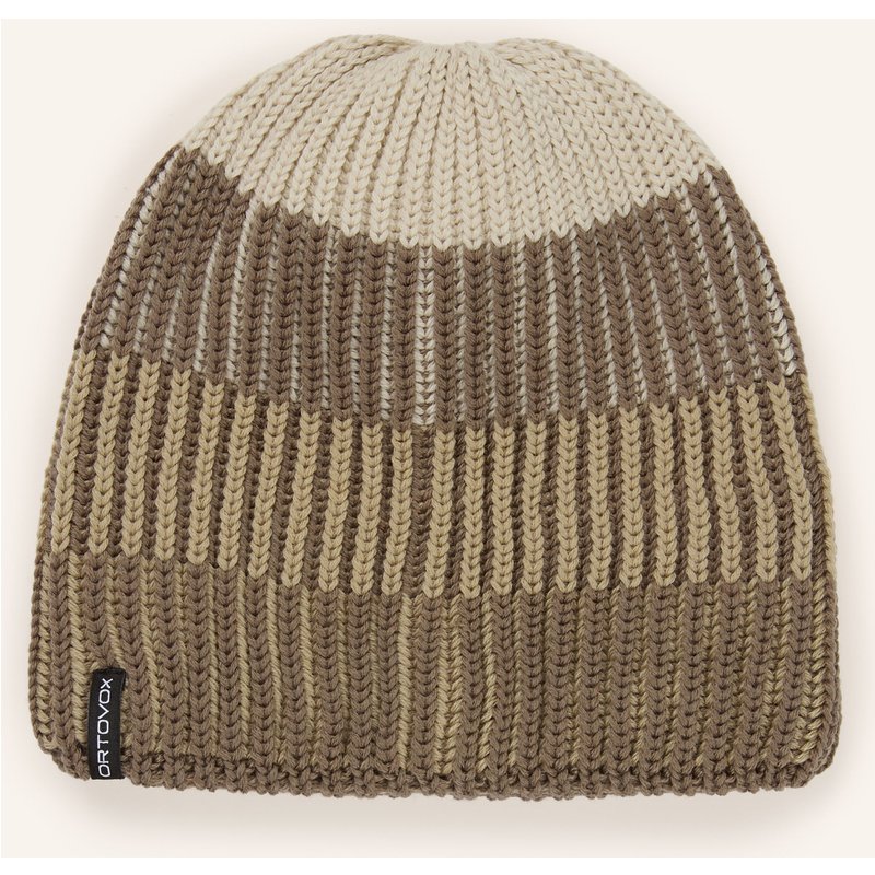 Ortovox Mütze Deep Knit Aus Merinowolle beige