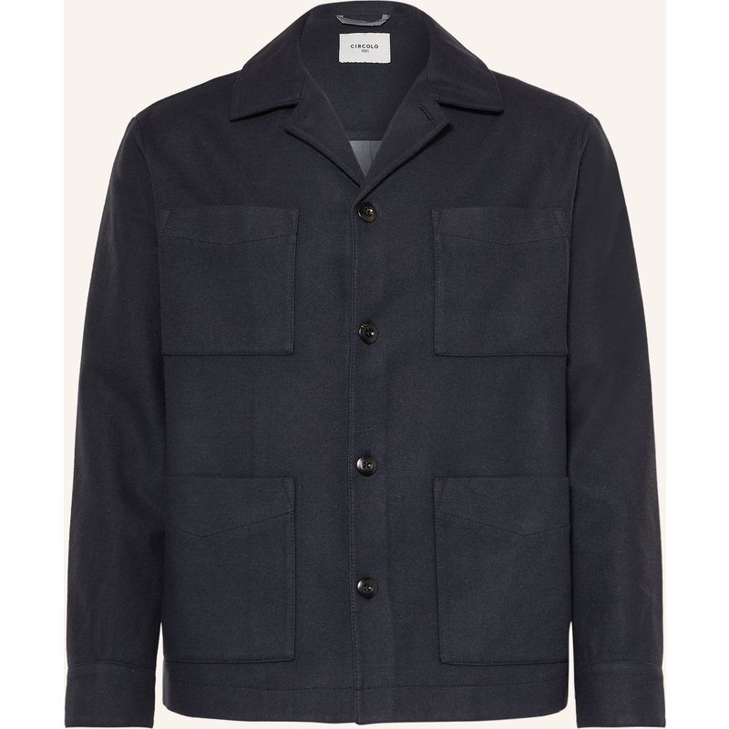 Circolo 1901 Flanell-Overjacket blau