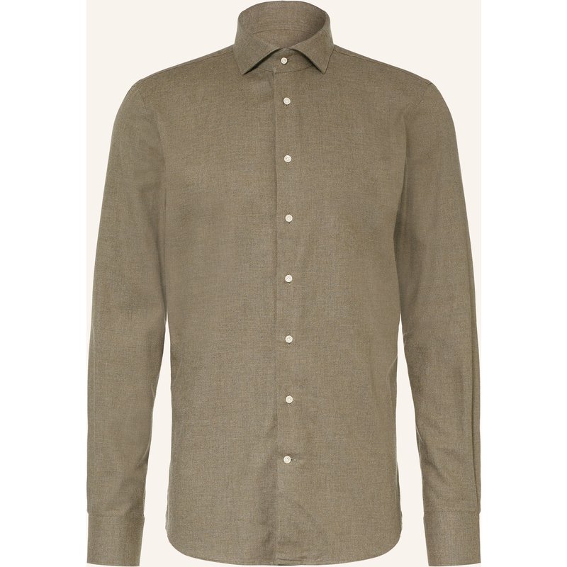 Profuomo Hemd Slim Fit gruen