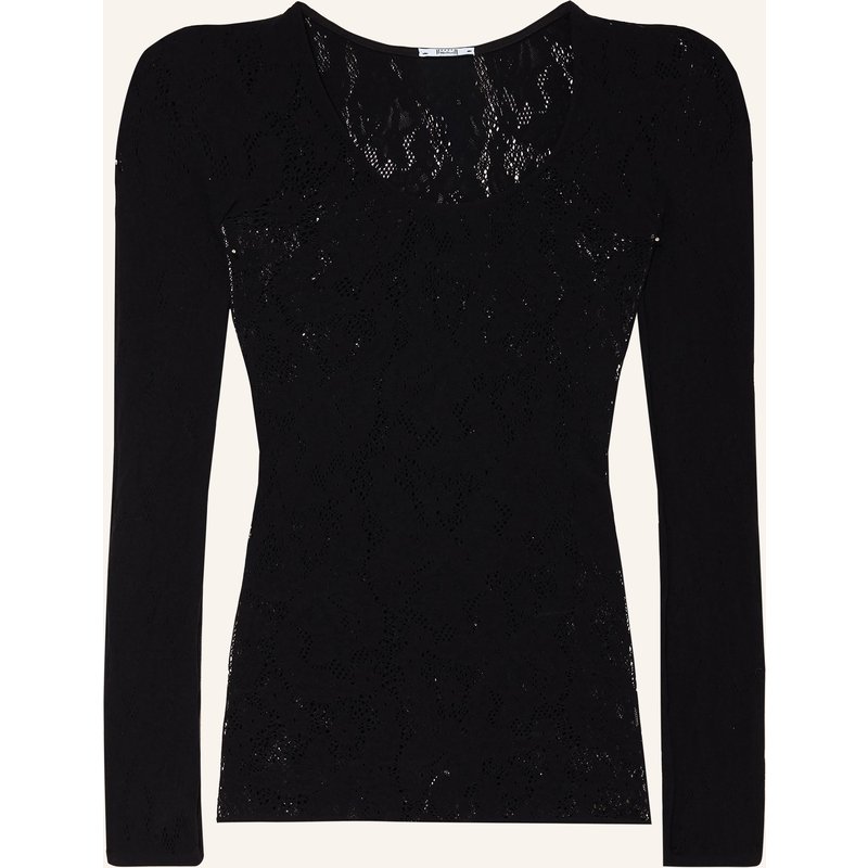 Wolford Longsleeve Infinite Rose schwarz