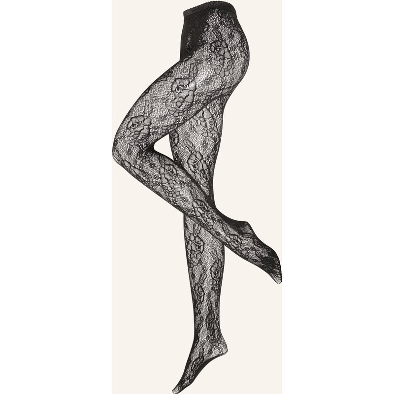 Wolford Feinstrumpfhose Inifite Rose Net schwarz