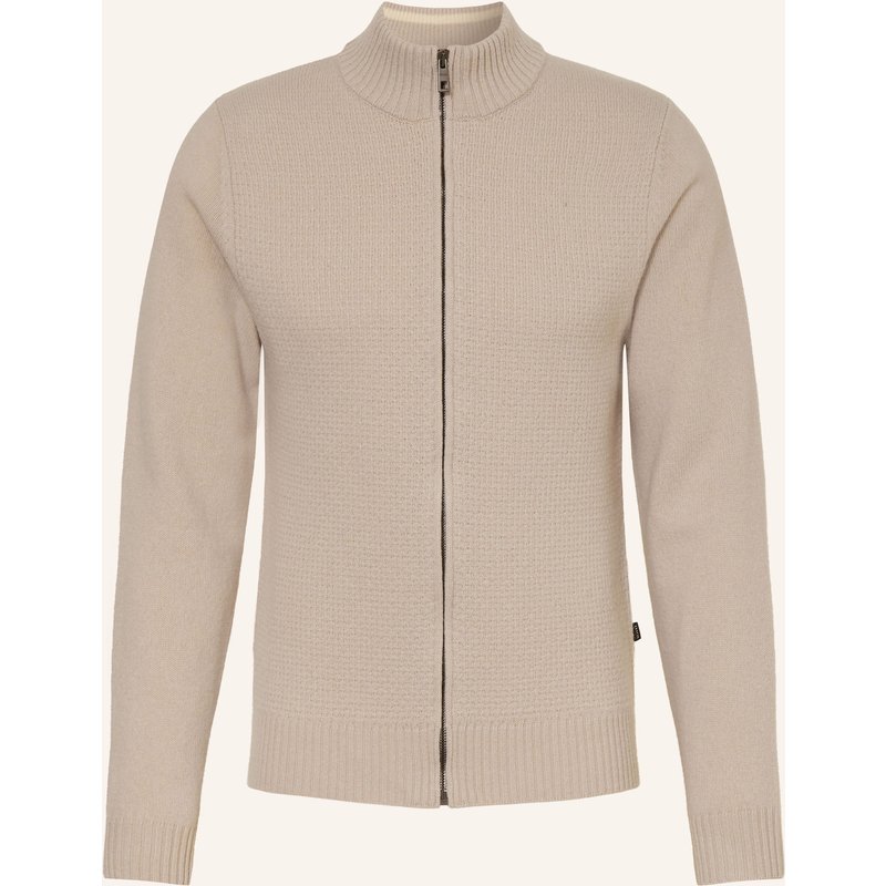 Maerz Muenchen Strickjacke Aus Merinowolle beige