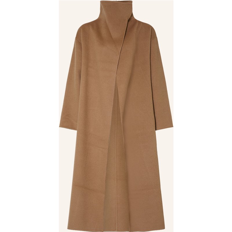 Almada Label Wollmantel Kaity braun