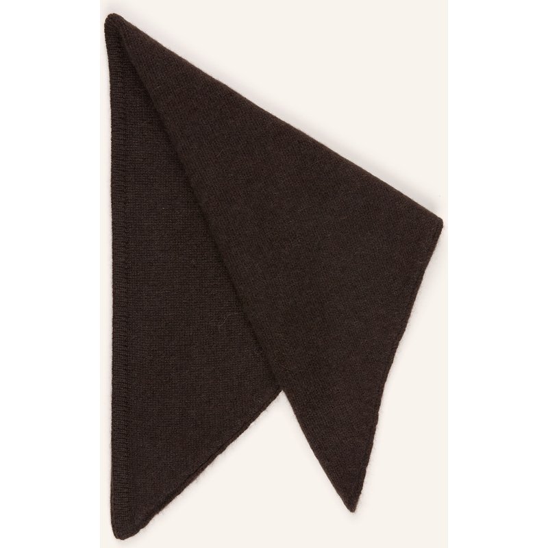 Almada Label Dreieckstuch Bini Aus Cashmere braun