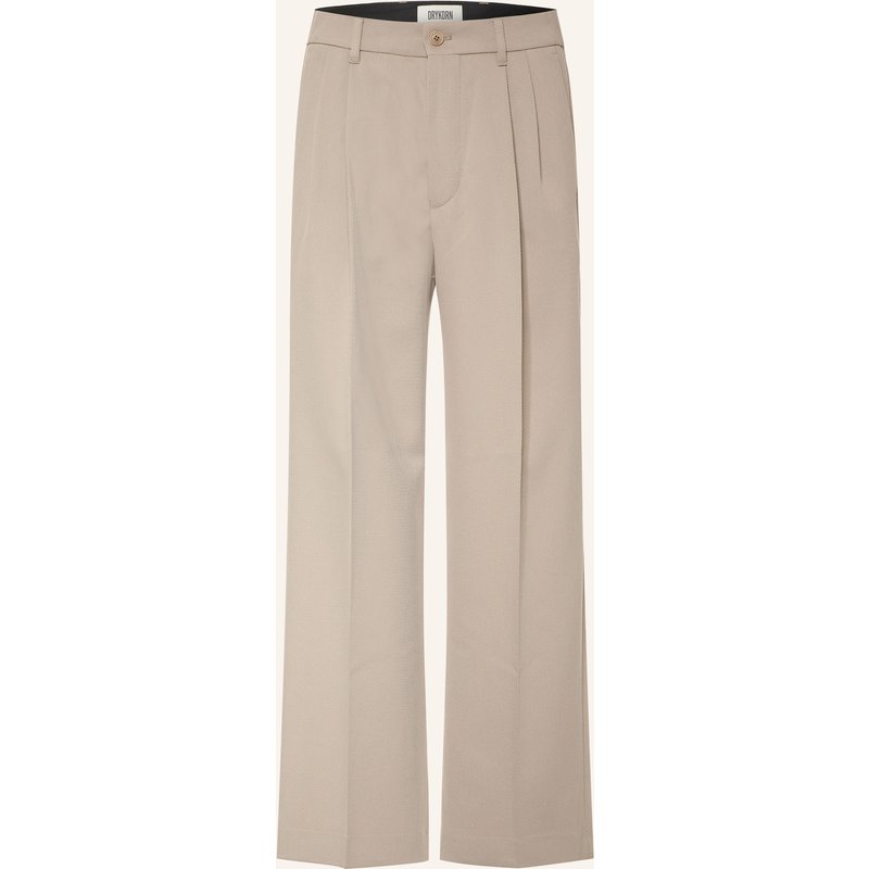 Drykorn Hose Leek Wide Regular Fit beige