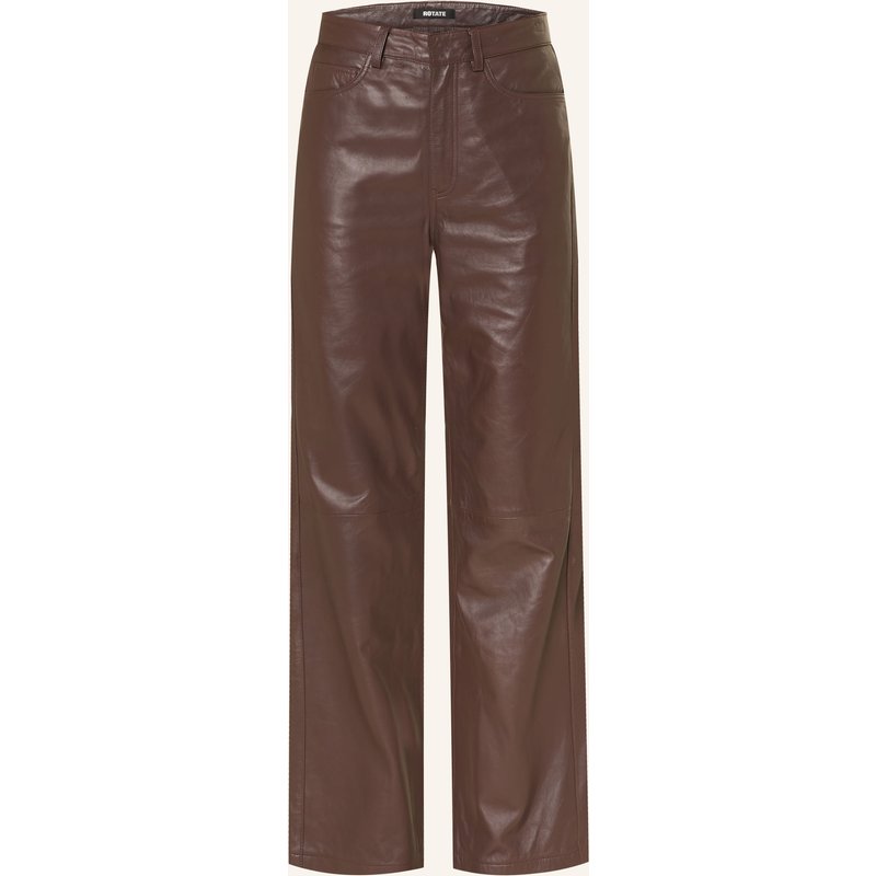 Rotate Lederhose braun