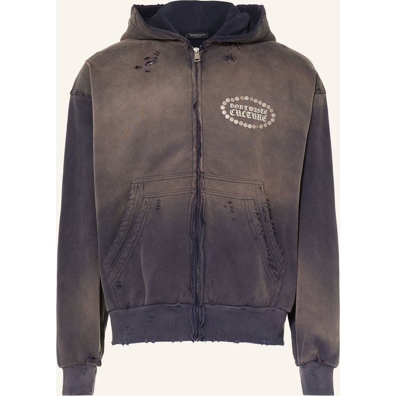 Don't Waste Culture Sweatjacke Savy blau