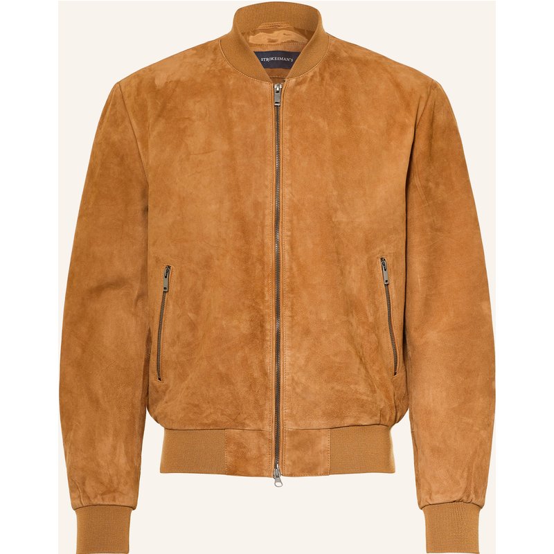 Strokesman's Lederblouson braun