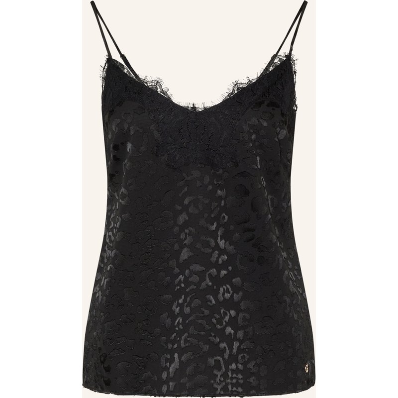 Guess Spitzentop Danielle schwarz