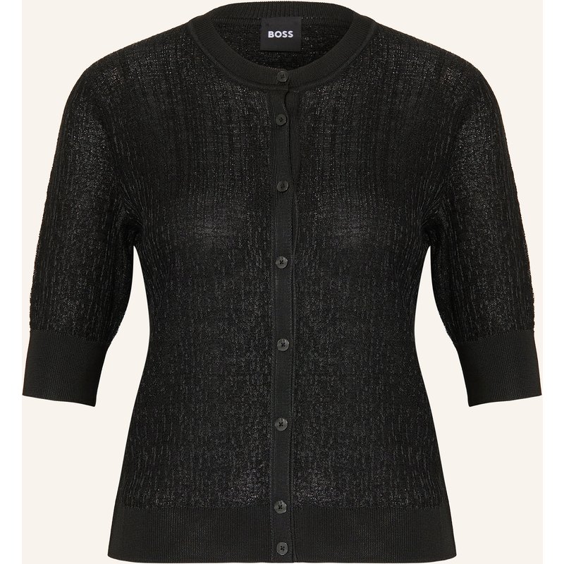 Boss Strickjacke Fialora schwarz