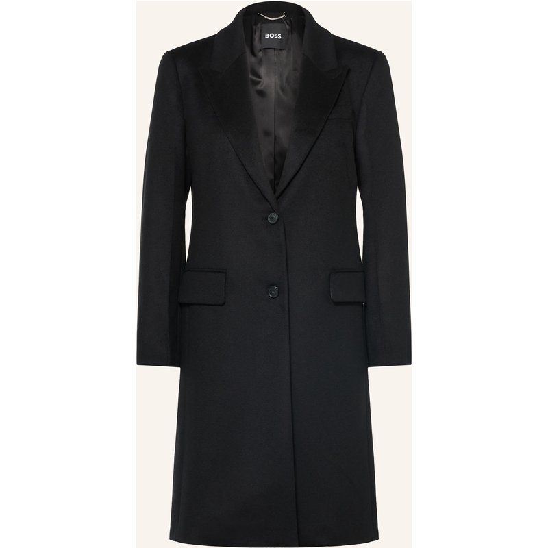 Boss Wollmantel Classin schwarz