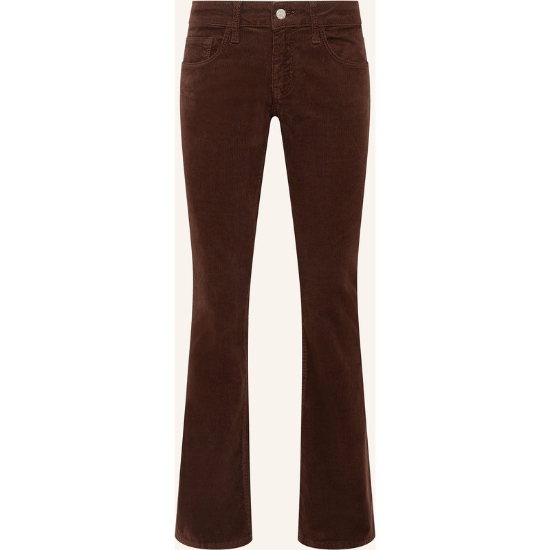 Mavi Bootcut-Hose Bella Aus Cord braun