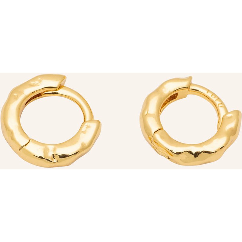 Lulu Copenhagen Creolen Basic Rough Hoops gold